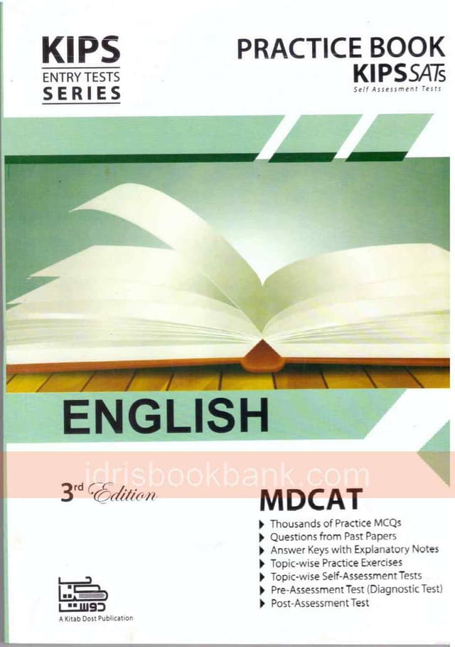 KIPS ENTRY TESTS SERIES PRACTICE BOOK ENGLISH MDCAT